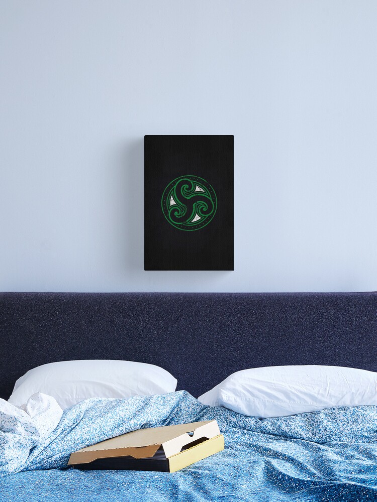 Thumbnail 2 of 3, Canvas Print, Morthal Logo · Distressed designed and sold by Logogami.