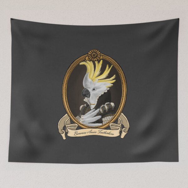 Item preview, Renaissance Bird - Baroness Amice Featherborn (A Cockatoo) designed and sold by JMSArt.