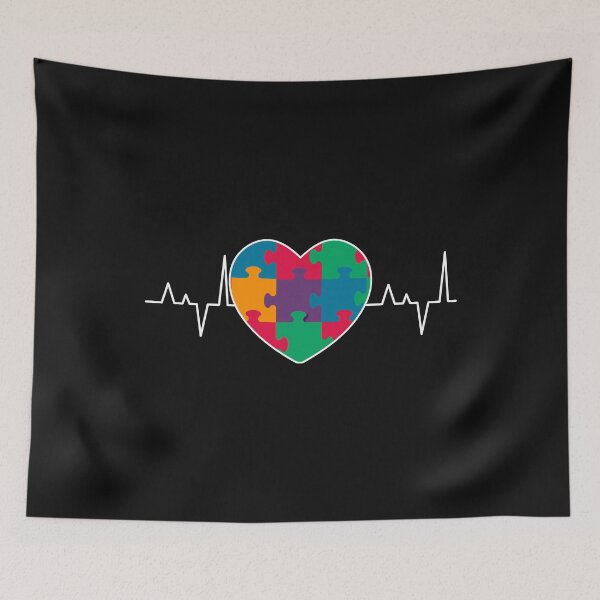 Item preview, Autism heartbeat designed and sold by Bendthetrend.