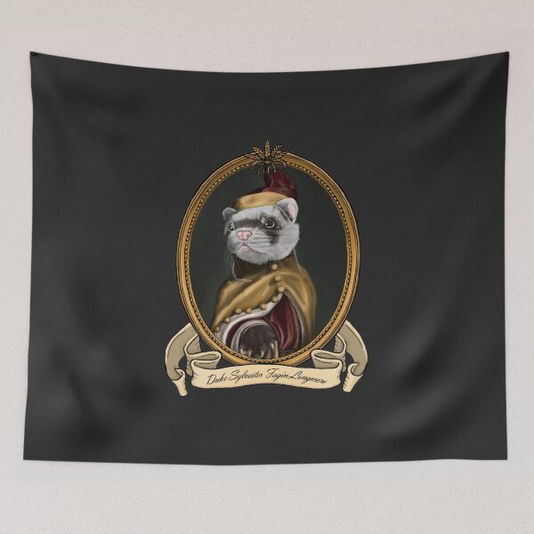 Item preview, Renaissance Pet - Duke Sylvester Fagin Longmore (A Ferret) designed and sold by JMSArt.