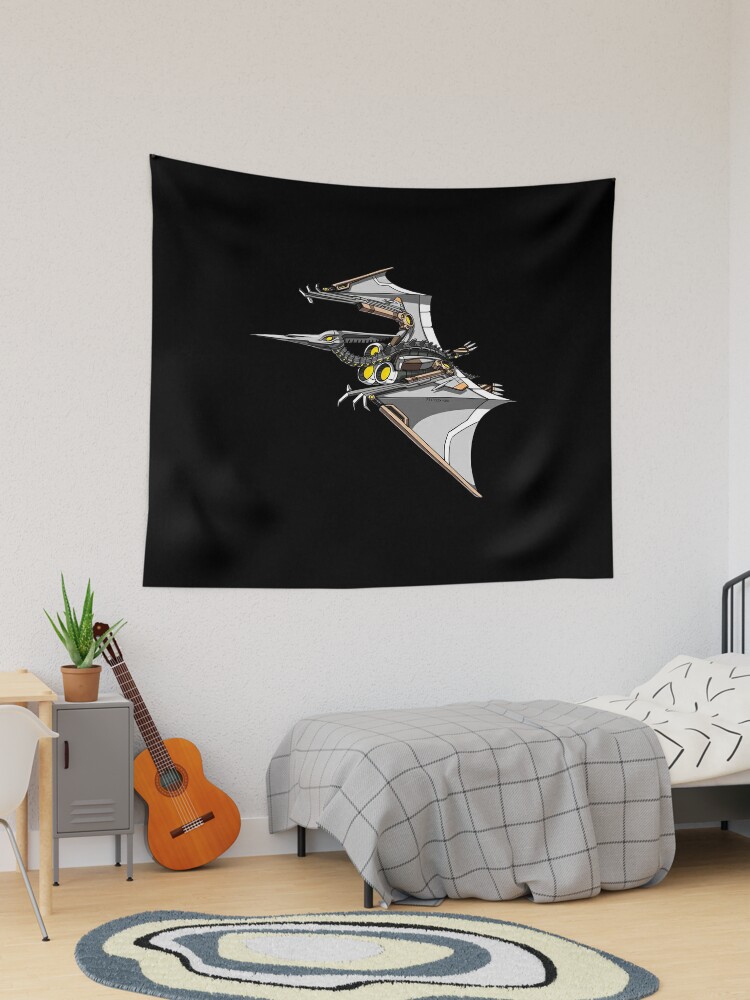 Pterodactyl Fishing Tapestry