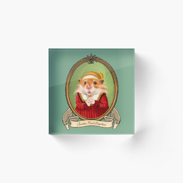 Artikelvorschau, Renaissance-Haustier - Gräfin Pearl Langstrom (ein Hamster) entworfen und verkauft von JMSArt.