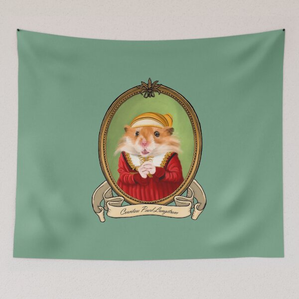 Item preview, Renaissance Pet - Countess Pearl Langstrom (A Hamster) designed and sold by JMSArt.