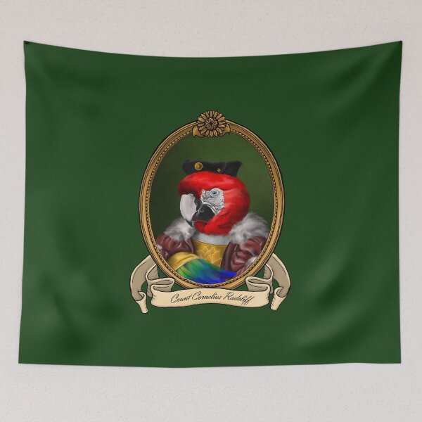 Item preview, Renaissance Bird - Count Cornelius Radcliff (A Scarlet Macaw) designed and sold by JMSArt.