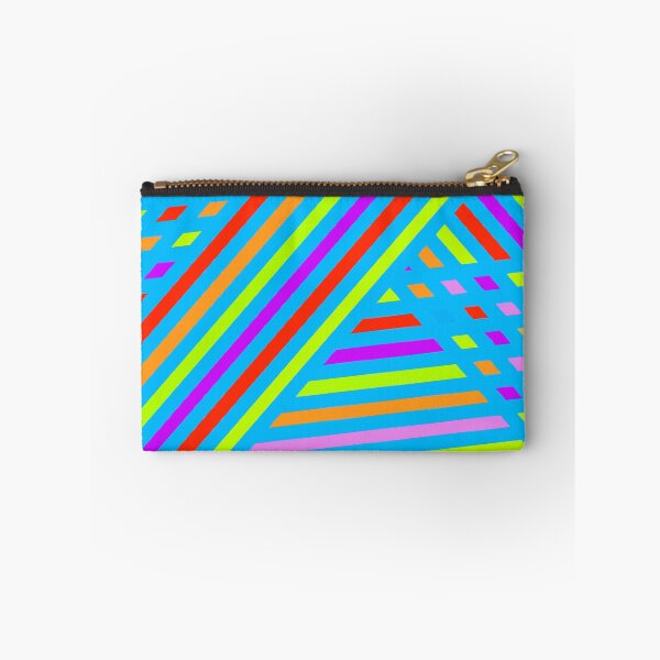 Item preview, Colourful Stripe Cute Minimal Plaid pop art minimal designed and sold by BubblynBloom.
