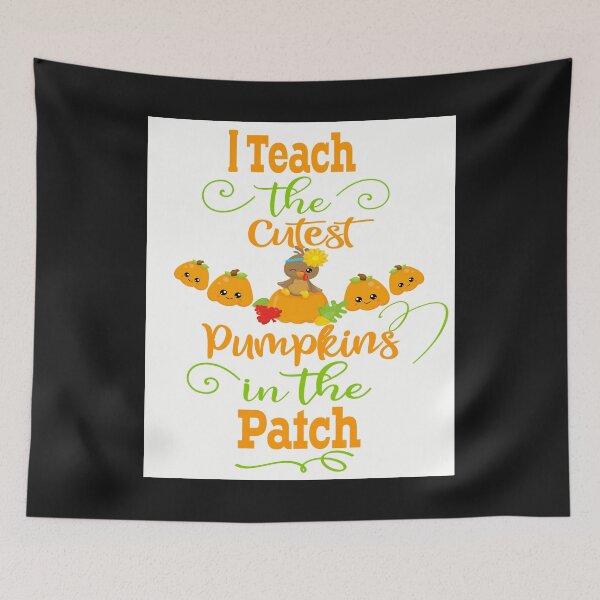 Item preview, Thanksgiving Fall & Autum Teacher Gift I Teach the Cutest Pumpkins In The Patch With Turkey designed and sold by Sapphire Star.