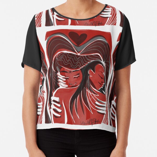 The Presence of a Supportive Friend Chiffon Top