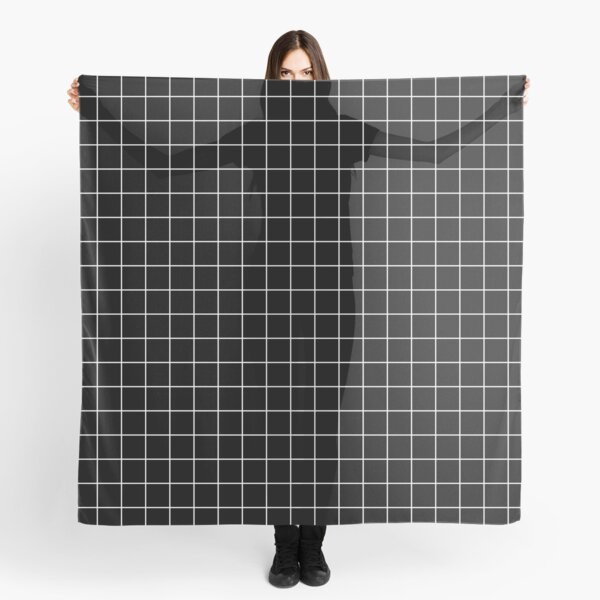 Aperçu de l'œuvre Grille Carrée Gras Carré Noir Minimal Classic Simple Wireframe créée et vendue par bitart.