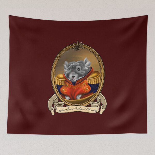 Item preview, Renaissance Pet - Captain General Rodrigo de Chinchilla (A Chinchilla) designed and sold by JMSArt.