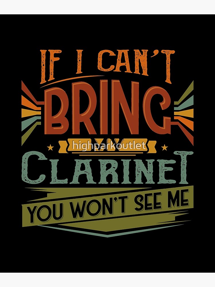 Woodwind Reed Instrument Marching Band" Poster by