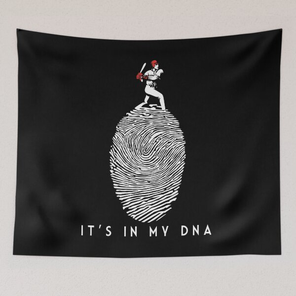 Item preview, Baseball In My DNA Fingerprint Batter Baseball Gift designed and sold by MintedFresh.