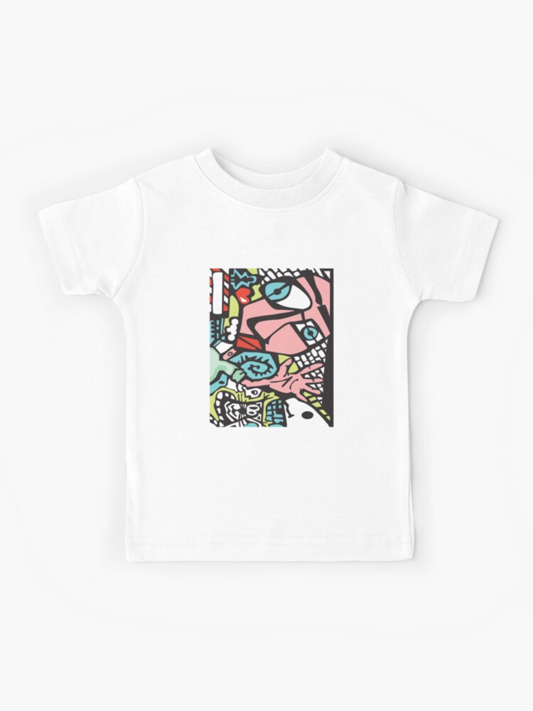 Abstract Art Graffiti Art Drawing Psychedelic Gifts Kids T Shirt By Mintedfresh Redbubble