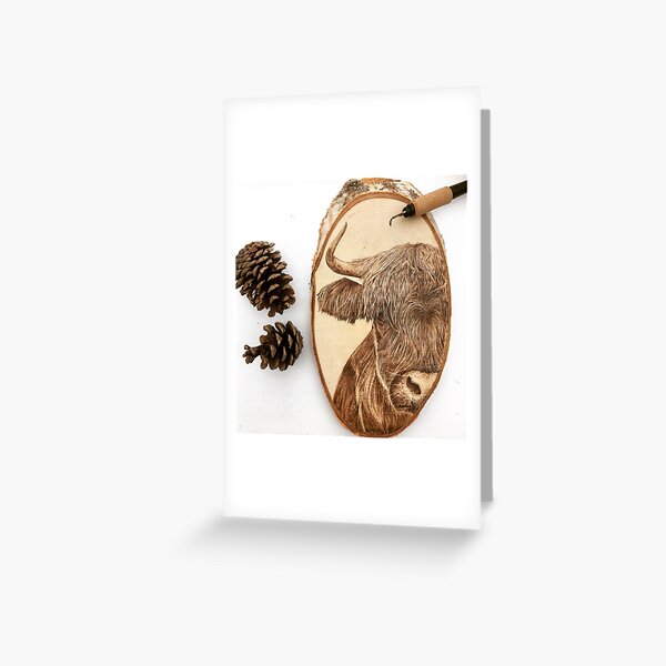 Cowshed Cow Greeting Card