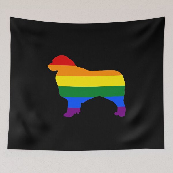 Item preview, Rainbow Flag Australian Shepherd Gay Pride Dog Apparel designed and sold by KentuckyGirlTee.