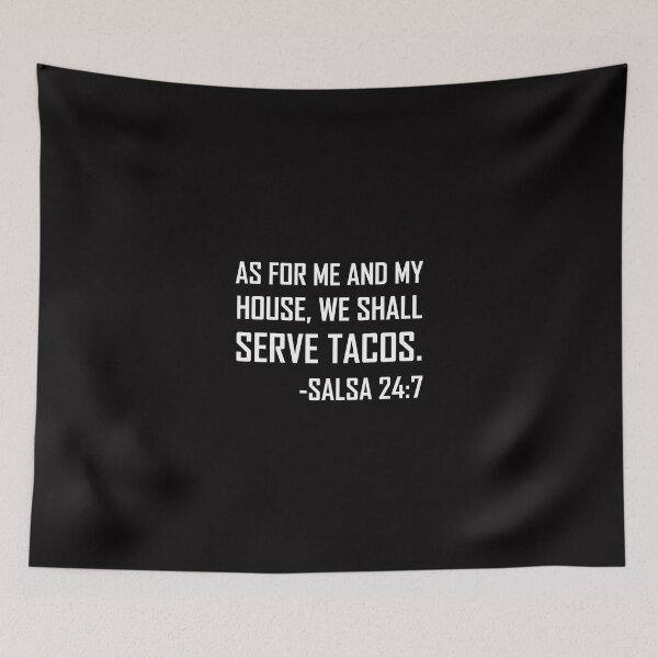 Item preview, We Shall Serve Tacos Funny designed and sold by TheBestStore.