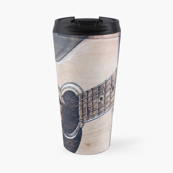 Never Stop Playing - guitar Travel Mug