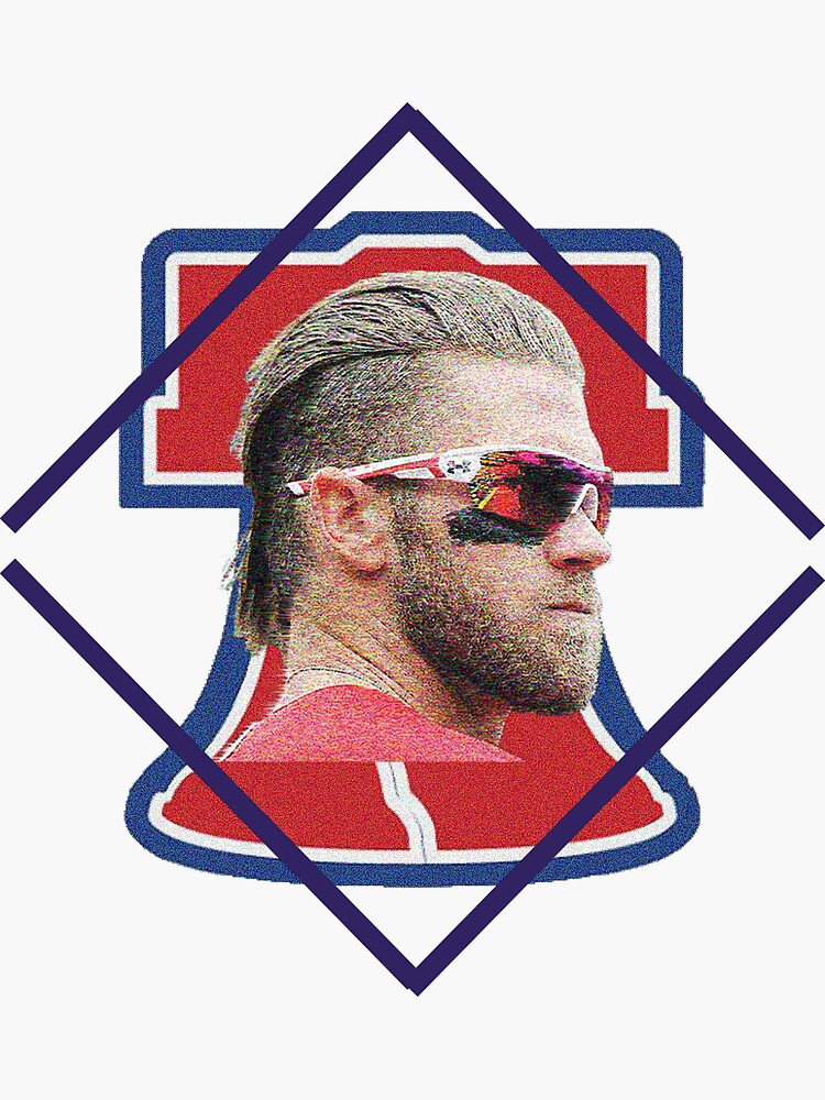 Bryce Harper Jersey Sticker for Sale by meganhoban