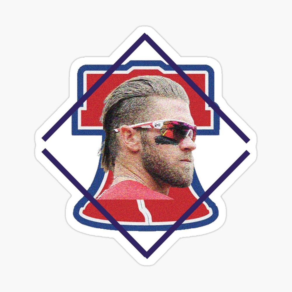 Bryce Harper Jersey Sticker for Sale by meganhoban