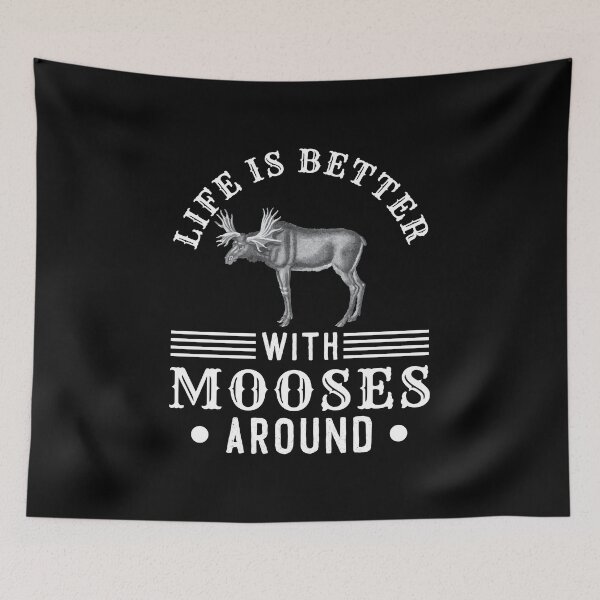 Item preview, Life Better With Moose Spirit Animal Gift Idea designed and sold by haselshirt.