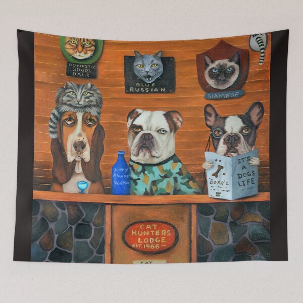 Item preview, The Cat Hunters designed and sold by LeahSaulnier.