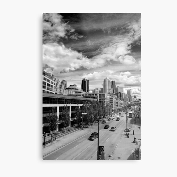 DownTown Seattle on a Bright and Sunny Day Metal Print