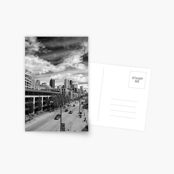 DownTown Seattle on a Bright and Sunny Day Postcard