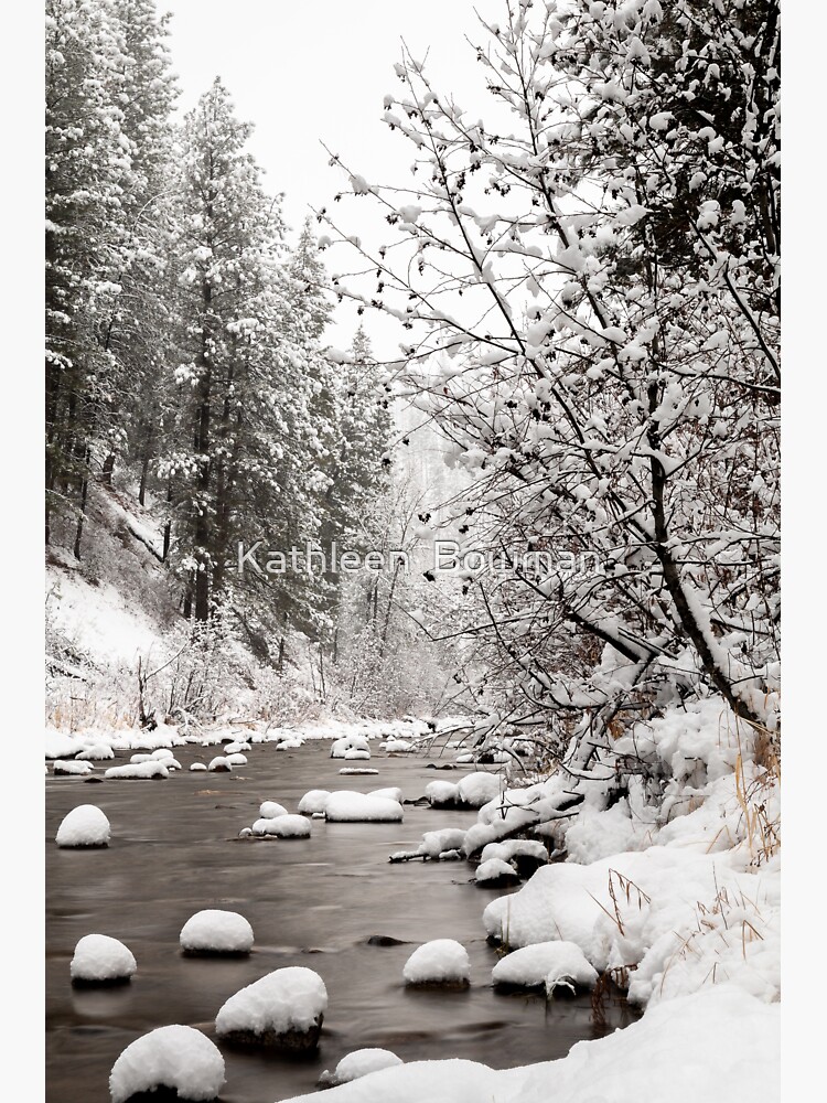 Winter at Robie Creek by KathleenBowman