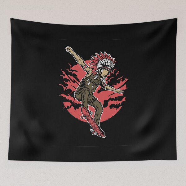 Item preview, Indian Chief Skateboard designed and sold by ArtemNovus.