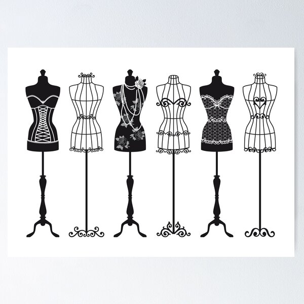 Vintage Fashion Tailor Dressmaker Seamstress Mannequin Dummy