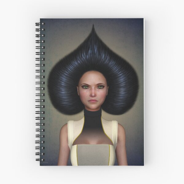 Item preview, Queen of spades portrait designed and sold by Britta Glodde.