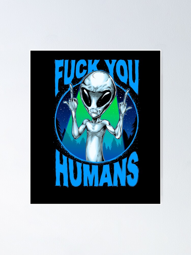 Grey Alien Poster By Simplet S Redbubble