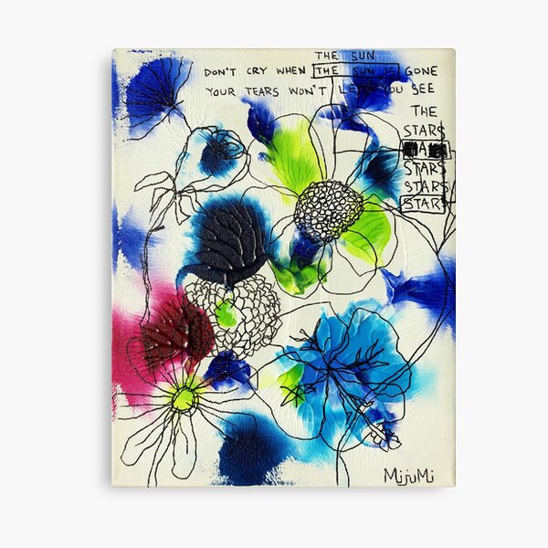 Don't Cry Canvas Print