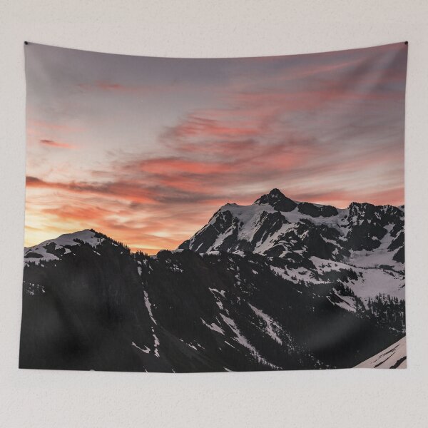 Item preview, Mount Shuksan Pink Sunrise designed and sold by artcascadia.