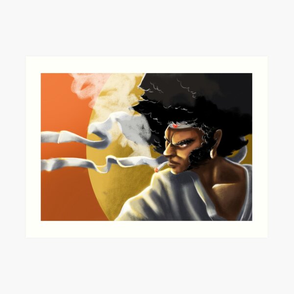 Afro Samurai Art Prints Redbubble - roblox afro samurai