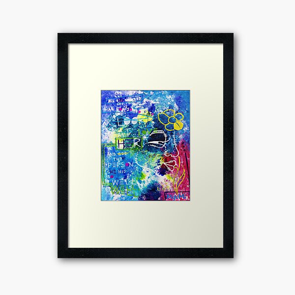 All She Wanted Framed Art Print