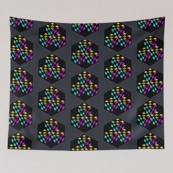 Item preview, Space Cube Checker Boards designed and sold by weavernap.