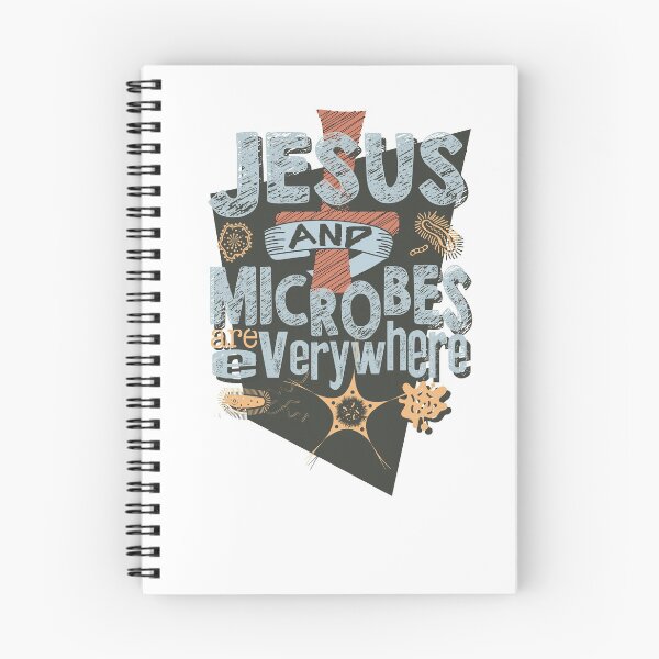 Item preview, Jesus and Microbes are Everywhere Biology Funny Micro Bacteria Trendy TShirt T-Shirt Gift Idea designed and sold by Adriancryp.