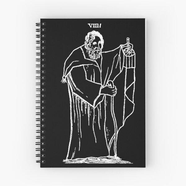 Item preview, Tarot The Hermit 9 designed and sold by Talismania.
