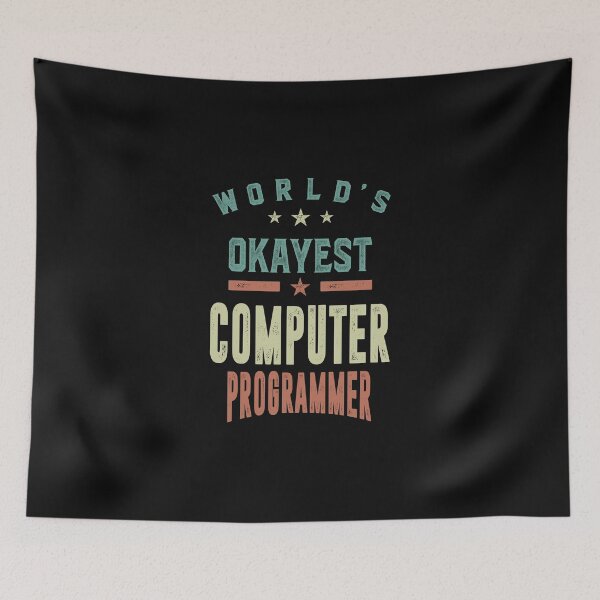 Item preview, World's Okayest Computer Programmer designed and sold by cidolopez.