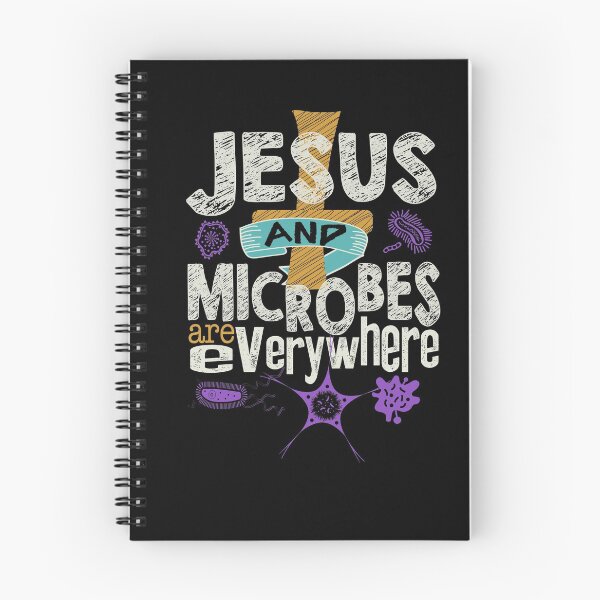 Item preview, Jesus and Microbes are Everywhere Biology Funny Micro Bacteria Trendy TShirt T-Shirt Gift Idea designed and sold by Adriancryp.