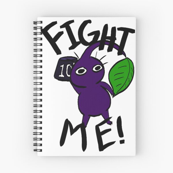 Item preview, Fight Me! (Purple Pikmin) designed and sold by risathefabulous.