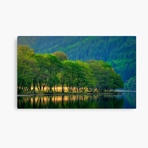 Loch Chon, morning light... Canvas Print