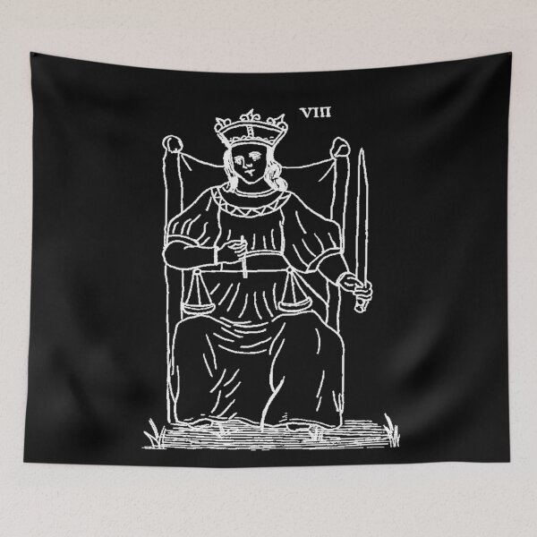 Item preview, Tarot Justice 8 designed and sold by Talismania.
