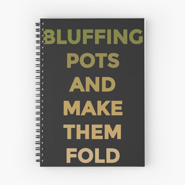 Item preview, Bluffing Pots - Fold designed and sold by PokerTShirts.