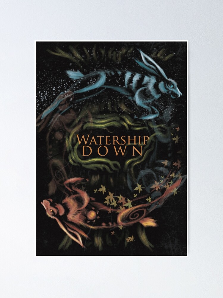 Alternate view of Watership Down alternative book cover Poster