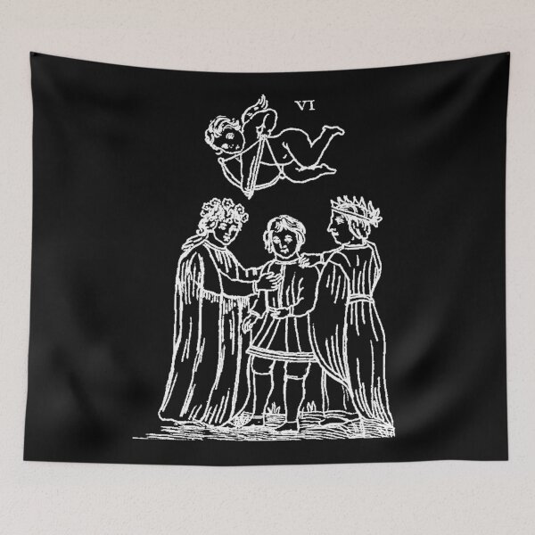 Item preview, Tarot The Lovers 6 designed and sold by Talismania.