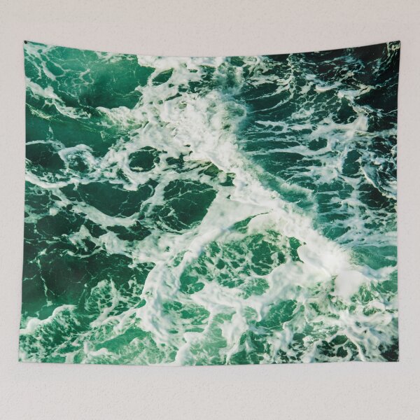 Item preview, Tropical Green Ocean Sea Waves designed and sold by artcascadia.
