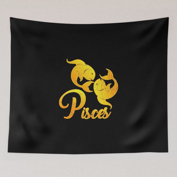 Item preview, Vintage Pisces Zodiac Sign Retro Horoscope Birthday Gift Idea designed and sold by Orange Pieces.
