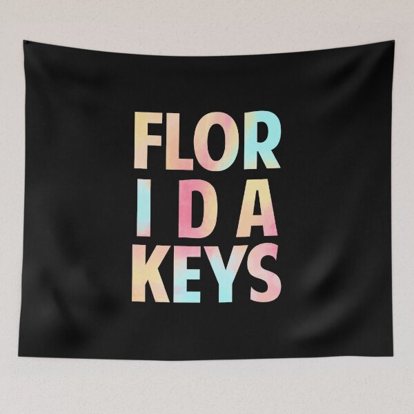 Item preview, Florida Keys Colorful Souvenir Vacation Travel Design designed and sold by KoolMoDee.