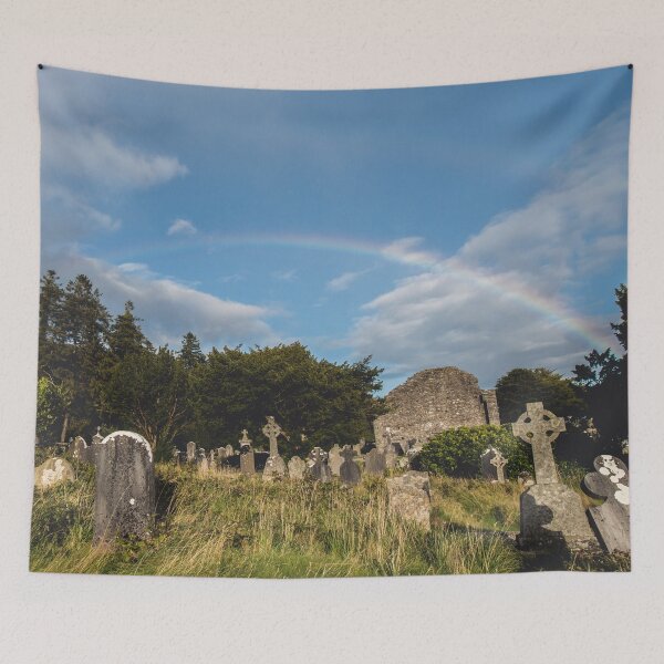 Item preview, Rainbow at Glendalough Monastic Site Wicklow Mountains Ireland  designed and sold by artcascadia.